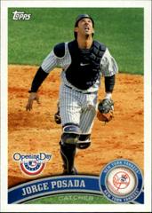 Jorge Posada Baseball Cards 2011 Topps Opening Day Prices