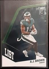 A. J. Brown [Green] Football Cards 2022 Panini Donruss Elite A List Prices