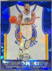 Draymond Green [Blue Cracked Ice] Basketball Cards 2019 Panini Contenders Optic Uniformity Prices