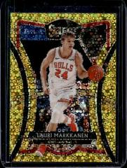 Lauri Markkanen [Gold Disco Prizm] Basketball Cards 2019 Panini Select Prices