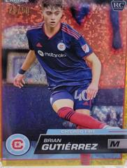 Brian Gutierrez [Gold Mini Diamond] Soccer Cards 2023 Topps Chrome MLS Prices