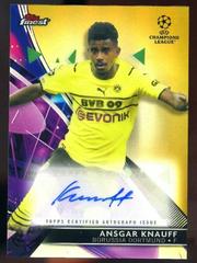 Ansgar Knauff [Gold] Soccer Cards 2021 Topps Finest UEFA Champions League Autographs Prices