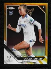Caroline Moller [Gold Refractor] #44 Soccer Cards 2021 Topps Chrome UEFA Women’s Champions League Prices