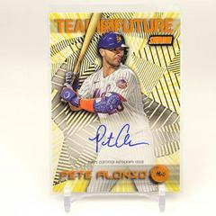 Pete Alonso [Orange] #TOFA-PA Baseball Cards 2022 Stadium Club Team of the Future Autographs Prices