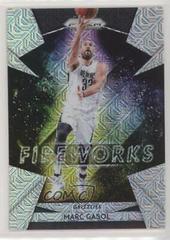 Marc Gasol [Mojo Prizm] Basketball Cards 2018 Panini Prizm Fireworks Prices