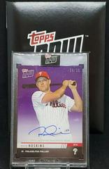 Rhys Hoskins [Autograph Purple] Baseball Cards 2019 Topps Now Road to Opening Day Prices