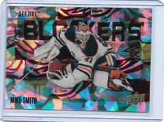 Mike Smith [Red] #BL-34 Hockey Cards 2022 Upper Deck Allure Blockers Prices