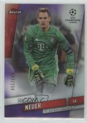 Manuel Neuer [Purple Refractor] Soccer Cards 2019 Finest UEFA Champions League Prices
