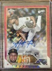 Anderson Espinoza [Red] #RA-AE Baseball Cards 2023 Topps Chrome Rookie Autographs Prices