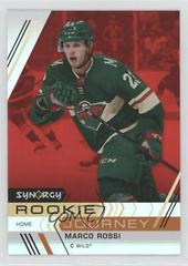 Marco Rossi [Red] #RJ-4 Hockey Cards 2022 Upper Deck Synergy Rookie Journey Home Prices
