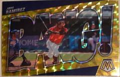 Jose Ramirez [Orange Fluorescent] Baseball Cards 2022 Panini Mosaic Bang Prices
