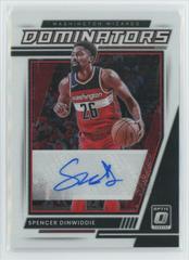 Spencer Dinwiddie Basketball Cards 2021 Panini Donruss Optic Dominators Signatures Prices