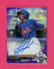 Luis Arraez [Purple Refractor] Baseball Cards 2017 Bowman Chrome Prospects Autographs Prices