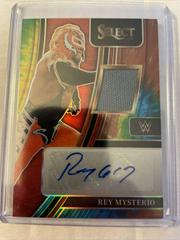 Rey Mysterio [Tie Dye Prizm] Wrestling Cards 2022 Panini Select WWE Autograph Memorabilia Prices