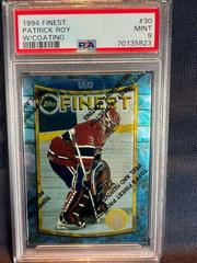Patrick Roy [w/ Coating] #30 Hockey Cards 1994 Finest Prices