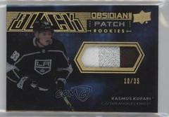 Rasmus Kupari [Gold] Hockey Cards 2021 SPx UD Black Obsidian Rookies Prices