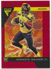 Kenneth Walker III [Red] #FX-6 Football Cards 2022 Panini Chronicles Flux Rookies Prices