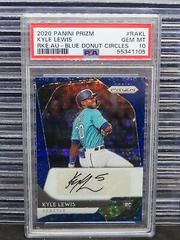 Kyle Lewis [Blue Donut Circles Prizm] #RA-KL Baseball Cards 2020 Panini Prizm Rookie Autographs Prices