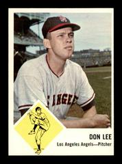 Don Lee #18 Baseball Cards 1963 Fleer Prices