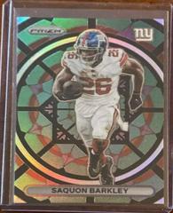 Saquon Barkley #SG-20 Football Cards 2022 Panini Prizm Stained Glass Prices