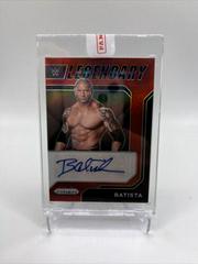 Batista [Red Prizm] Wrestling Cards 2022 Panini Prizm WWE Legendary Signatures Prices