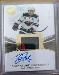 Zach Parise Hockey Cards 2020 Upper Deck The Cup Signature Materials Prices