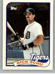Rick Schu #112T Baseball Cards 1989 Topps Traded Prices