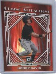 Henry Davis Baseball Cards 2023 Panini Donruss Coming Attractions Prices