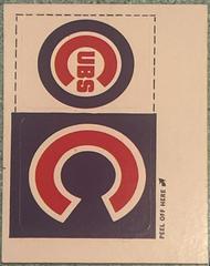 Cubs Emblem Baseball Cards 1982 Fleer Team Logo Stickers Prices