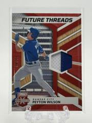 Peyton Wilson [Red] #FT-PW Baseball Cards 2022 Panini Elite Extra Edition Future Threads Prices