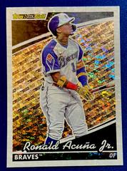 Ronald Acuna Jr. #BG-4 Baseball Cards 2022 Topps Update Black Gold Prices