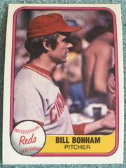 Bill Bonham [Small Finger on Back] #215 Baseball Cards 1981 Fleer Prices