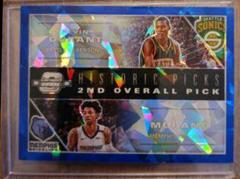 Kevin Durant, Ja Morant [Blue Cracked Ice] #2 Basketball Cards 2019 Panini Contenders Optic Historic Picks Prices