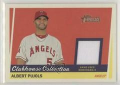 Albert Pujols #CCR-APU Baseball Cards 2016 Topps Heritage Clubhouse Collection Relics Prices