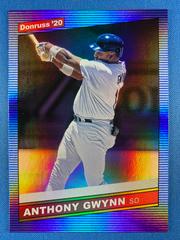 Anthony/Tony Gwyn [Blue Holo Variation] #218 Baseball Cards 2020 Panini Donruss Prices