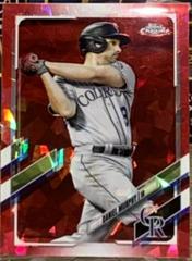 Daniel Murphy [Red] Baseball Cards 2021 Topps Chrome Sapphire Prices