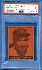 Hank Sauer Baseball Cards 1958 San Francisco Call Bulletin Giants Prices