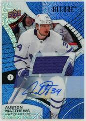 Auston Matthews [Purple Diamond Autograph Patch] Hockey Cards 2021 Upper Deck Allure Prices