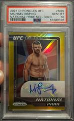 Michael Bisping [Gold] Ufc Cards 2021 Panini Chronicles UFC National Pride Signatures Prices