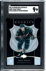 Matt Boldy #CCRR-18 Hockey Cards 2022 Upper Deck Artifacts 2005-06 Clear Cut Retro Rookies Prices