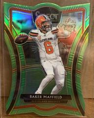 Baker Mayfield [Die Cut Neon Green Prizm] Football Cards 2019 Panini Select Prices
