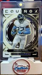 Derrick Henry [Yellow Electric Etch] #23 Football Cards 2023 Panini Obsidian Equinox Prices