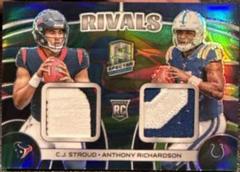 C.J. Stroud / Anthony Richardson [Marble Neon] #1 Football Cards 2023 Panini Spectra Rivals Prices