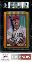 Mike Trout [Gold Refractor] #B30-MT Baseball Cards 2019 Bowman 30th Anniversary Prices