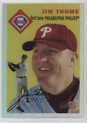 Jim Thome [Retrofractor] Baseball Cards 2003 Topps Heritage Chrome Prices