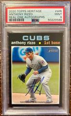 Anthony Rizzo Baseball Cards 2020 Topps Heritage Real One Autographs Prices