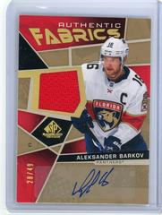 Aleksander Barkov [Autograph] #AF-AB Hockey Cards 2021 SP Game Used Authentic Fabrics Prices