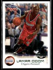 Lamar Odom [Masterpiece Mania] #119 Basketball Cards 1999 Fleer Focus Prices