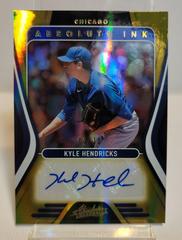 Kyle Hendricks [Spectrum Gold] #AI-KH Baseball Cards 2022 Panini Absolute Ink Autographs Prices