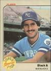 Bud Black [Vida Blue] #644 Baseball Cards 1983 Fleer Prices